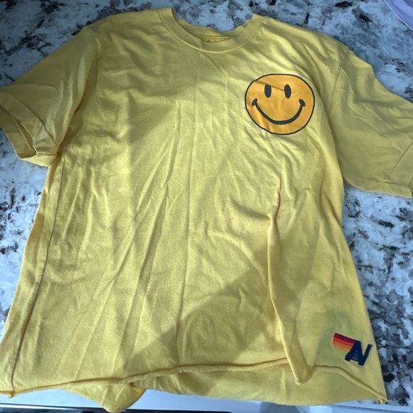Aviator nation smile face small tee - Picture 1 of 4
